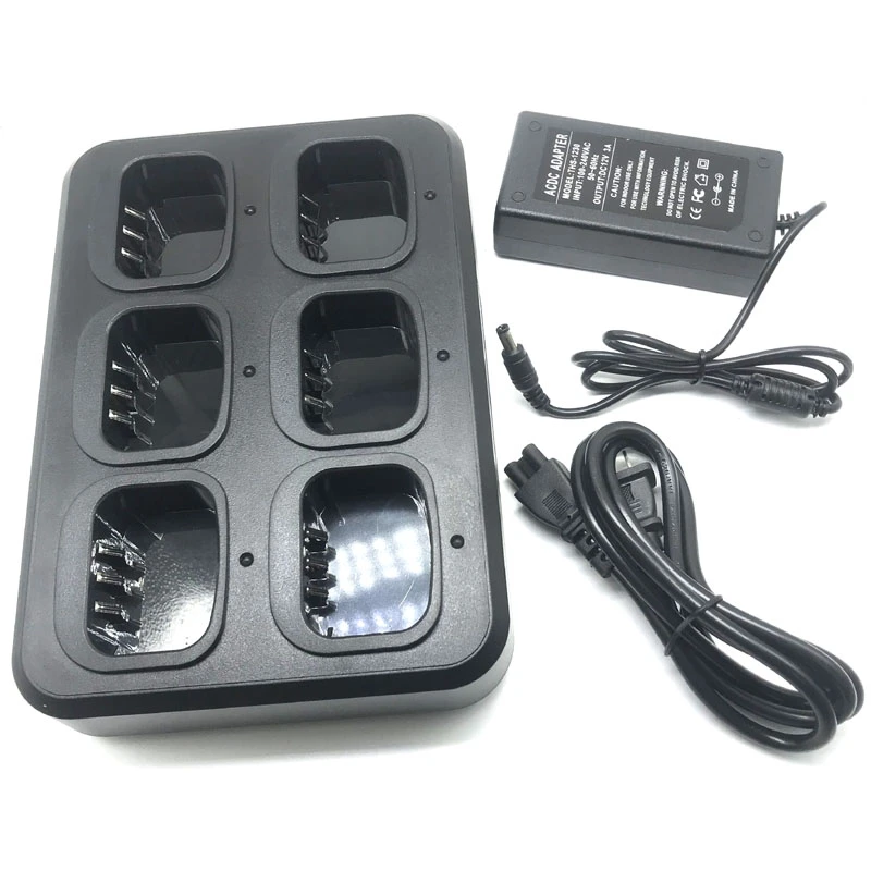 Baofeng UV-5R Portable Radio Multiple Six Way Rapid Battery Charger For BF-F8HP BF-F8+ UV5RA UV5RE DM5R Walkie Talkie BL-5 Charg