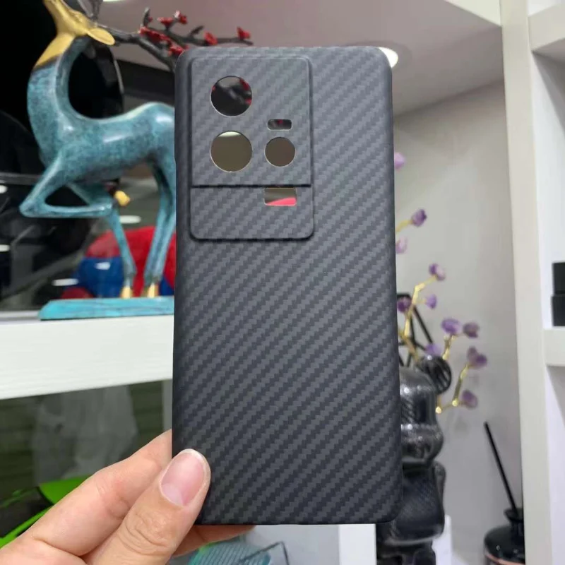 

For Vivo IQOO 11 Carbon Fiber Case Luxury Shockproof Aramid Fiber Cover for Vivo IQOO 11 Phone Accessories