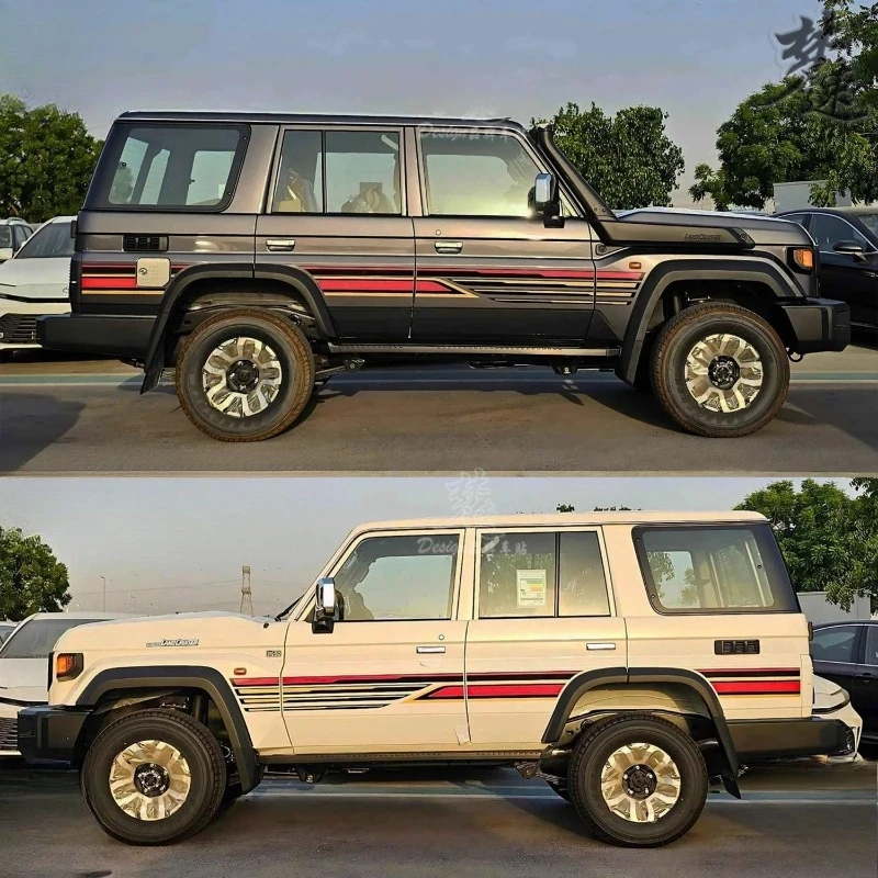 Автомобильная наклейка, виниловая наклейка FORToyota Land Cruiser LC76 LC80 LC71 LC70, модное спортивное украшение, аксессуары для пленки на заказ (art.: 3920d3a286ff0) - 3920d3a286ff0