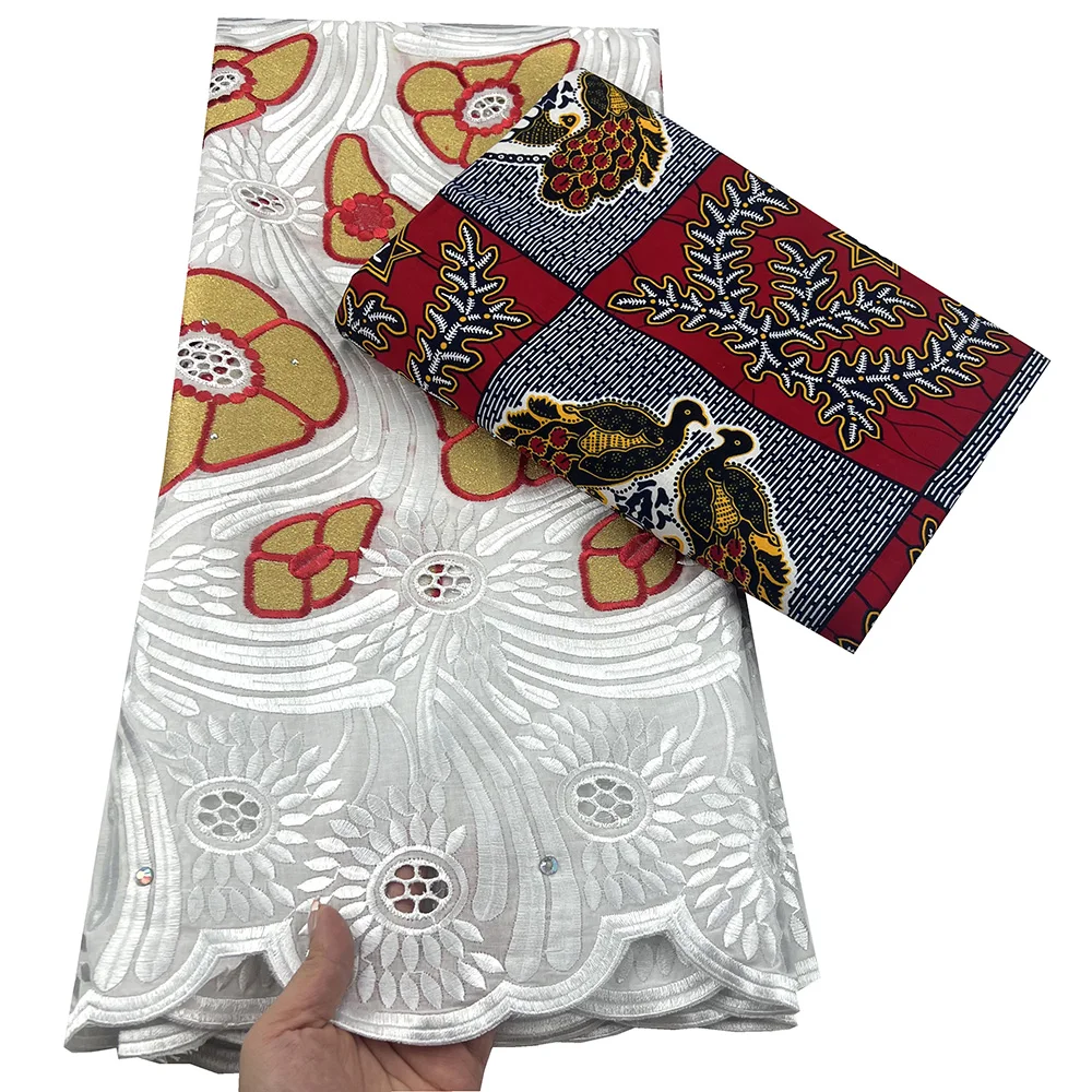 Новое поступление африканская швейцарская вуаль кружевная ткань 2 5 + 3 ярда