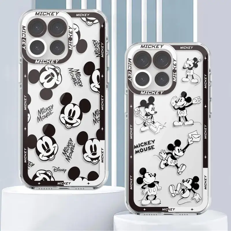 Мягкий силиконовый прозрачный чехол с изображением Микки Мауса Disney для Honor X8a X9a X9b