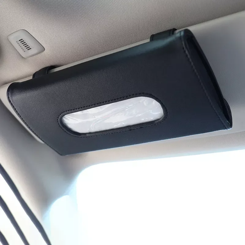 

Pcs Universal Car Tissue Box Towel Sets Car Sun Visor Tissue Box Holder Auto Interior Storage Decoration Car Accessories