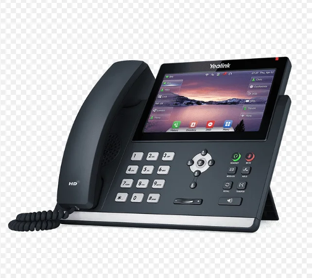 IP-телефон Yea*link SIP-T48U — проводной настенный монтаж