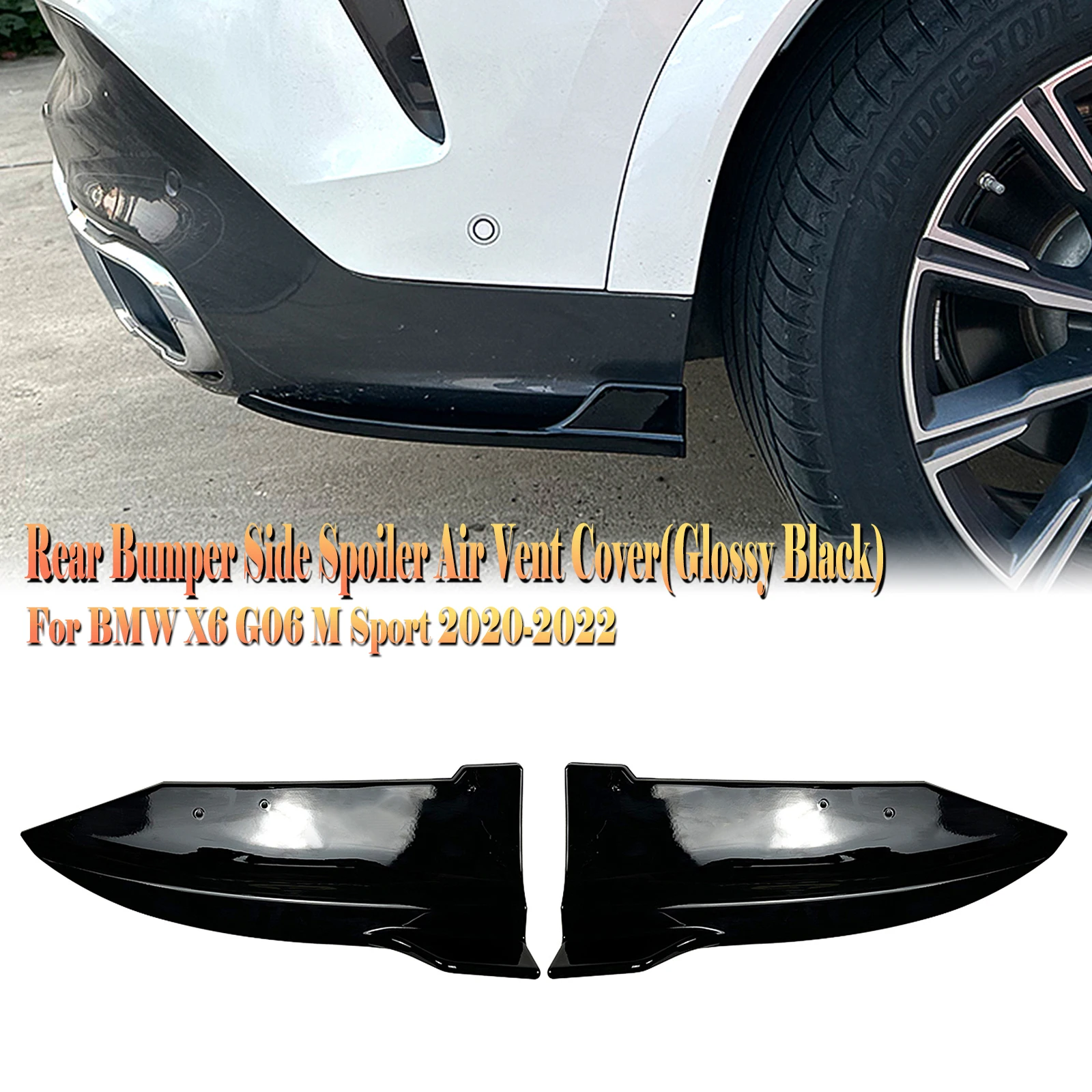 Фото Бампер для BMW X6 G06 M Sport 2020-2022, углеродное волокно №1