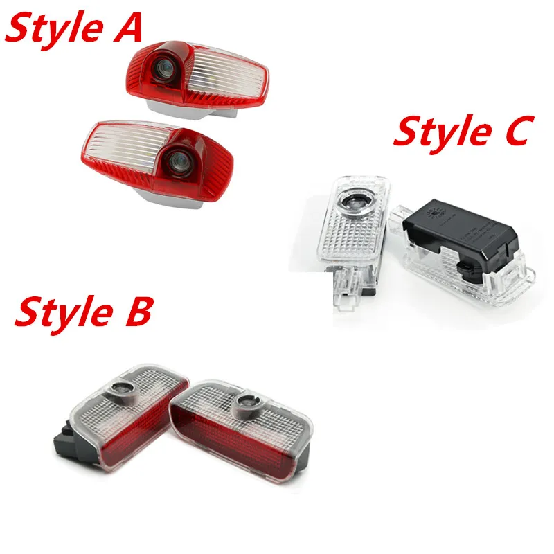 

LED Car Door Light Laser Decor projection Lamps For Porsche Cayenne Boxster Cayman Macan 911 Panamera S4 Carrera Car Accessories