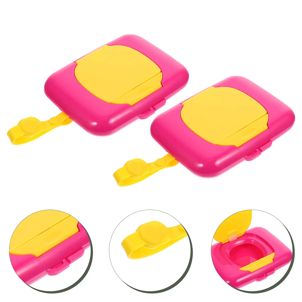 

Wipe Holder Tissue Case Baby Wipes Dispenser Container Carrier Portable Reusable Refillable Travel Hanging Organizer