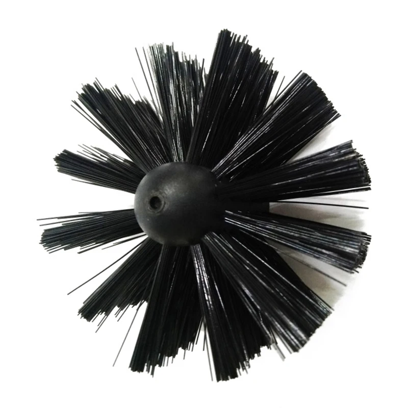 

Accessories Cleaning Brush Head Black Chimney Dryer Home Household Indoor Nylon Pipeline Replacement Convenient