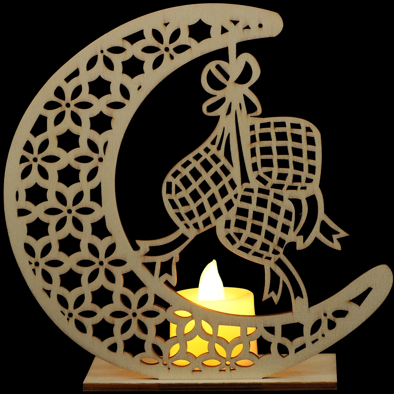 

Moon Lighting Decoration Woodsy Decor Aesthetic Lamp Bedside Lamp Decorate Eid Lamp Eid Theme Lights Wooden Eid Light Decoration