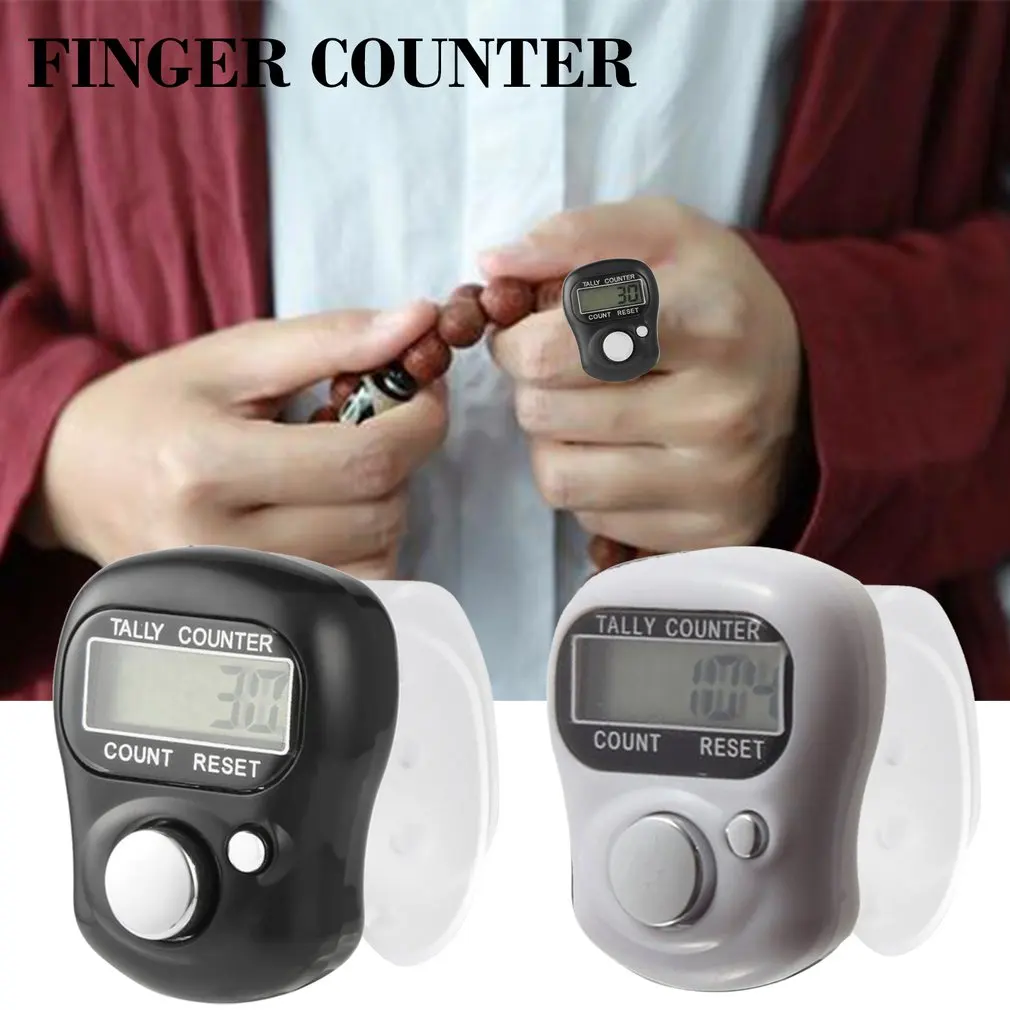 

Creative Portable Compact Electronic Chanting Counter Finger Ring Counter Chanting Counter Buddhist Supplies random color