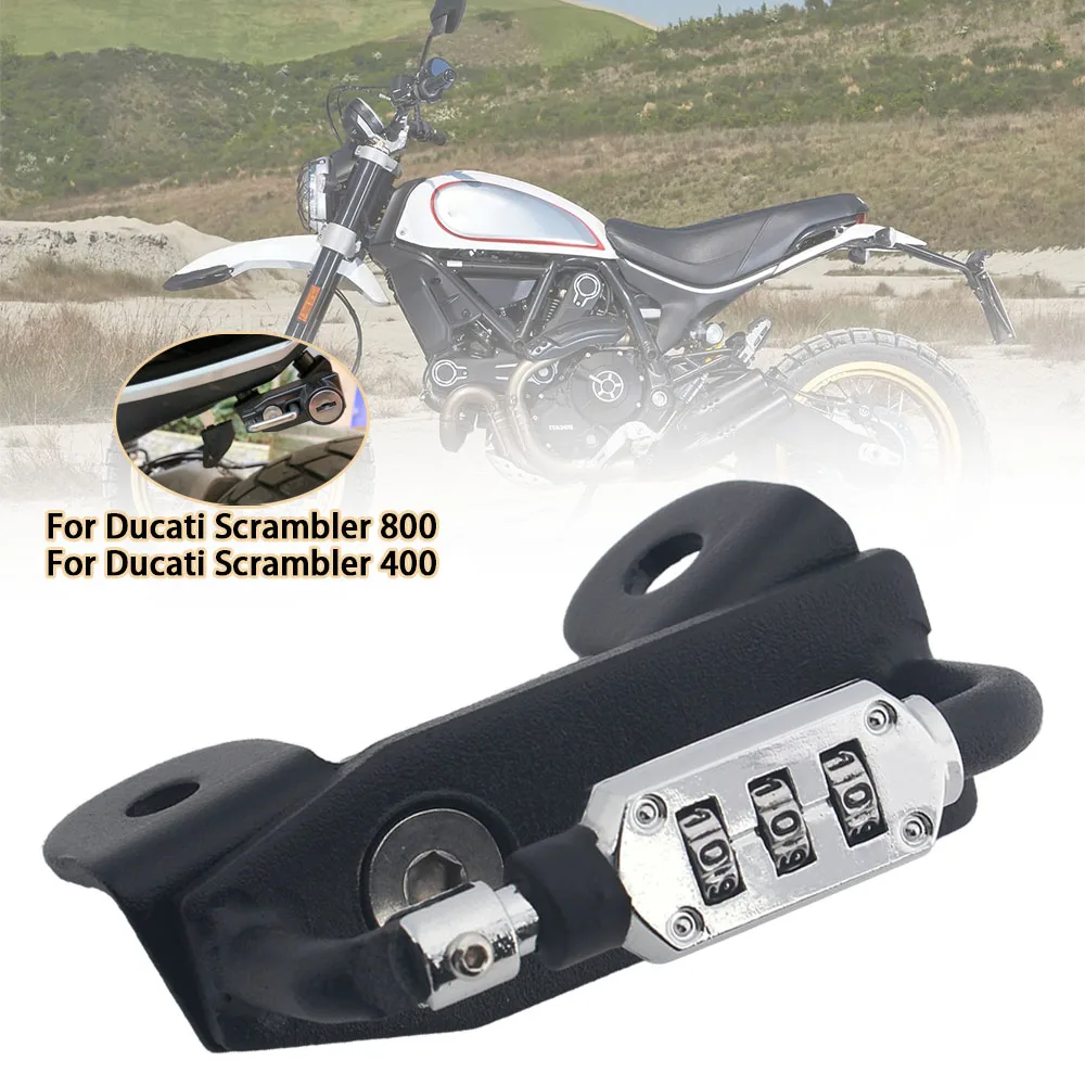 

Motorcycle Helmet Lock Password Anti-Theft Combination PIN Locking Secures For Ducati Scrambler 800 400 2015 2016 2017 2018-2020