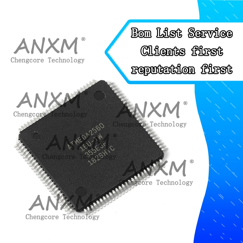 1 Piezas ATMEGA2560V-8AU ATMEGA2560-16AU ATMEGA2561-16AU 8 Bit Microcontroller Chip