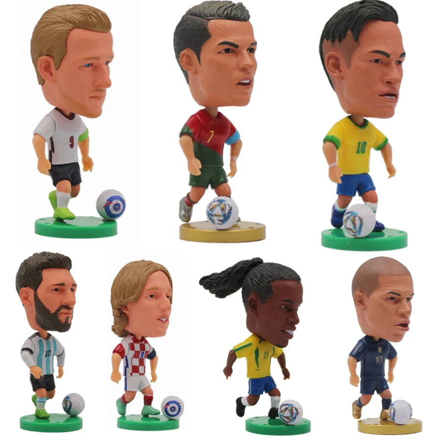 

2023 Series 6.5CM Action Figure Football Star Player Doll Soccer Model Souvenir Office Toy Great Boy Friends Birthday Gift