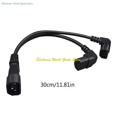 Doublepow кабель-разветвитель IEC320 C14 на 2×C13