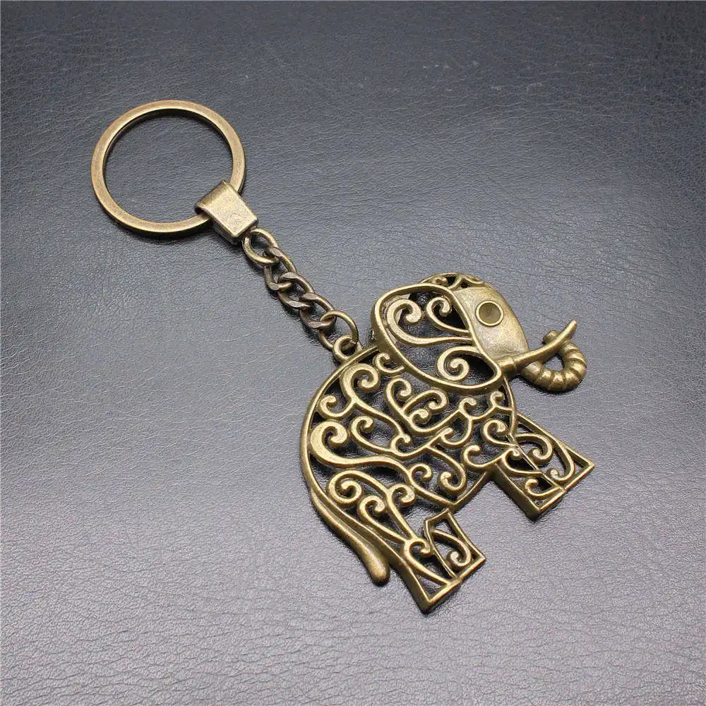 1 шт. Брелоки-подвески в виде слона автомобильные аксессуары ювелирные изделия