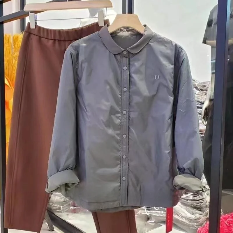 Feimai 2433 оригинальные товары 2024 зимняя новая мода темпераментные рубашки для