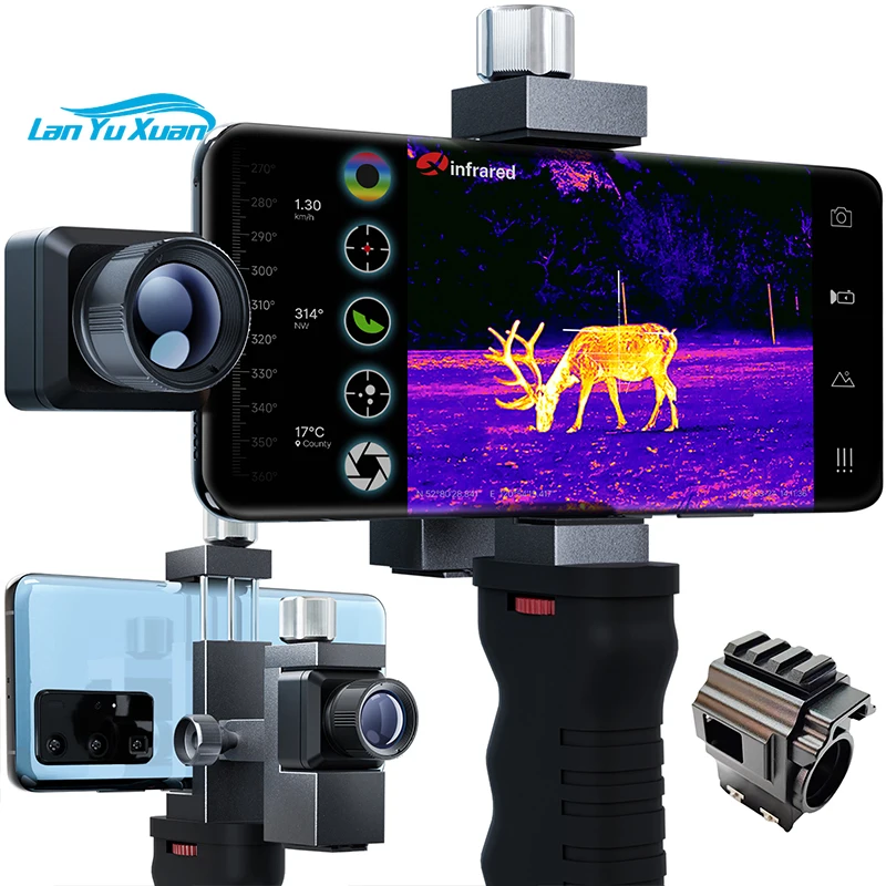 

T2Pro Outdoor Hunting Scope Mate Sharp Image Night Vision Thermal Spotting Binocular Imaging 1579yards Deer Xinfrared Bi