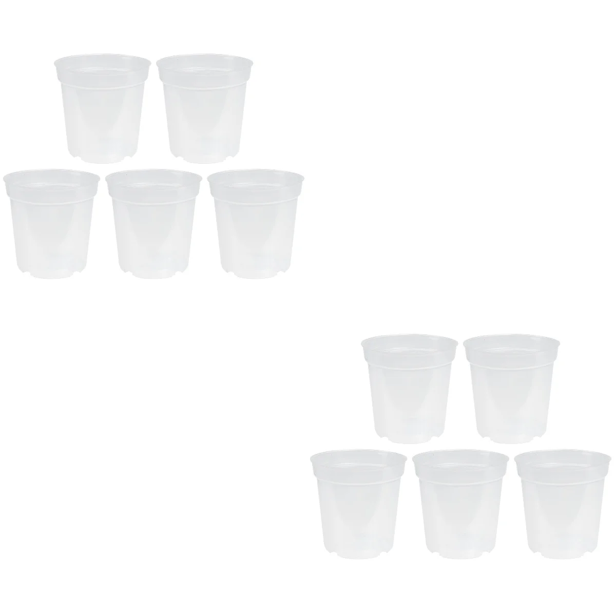 

Clear Orchid Pots Strawberry Planting Plastic Containers Transparent Nursery Flower