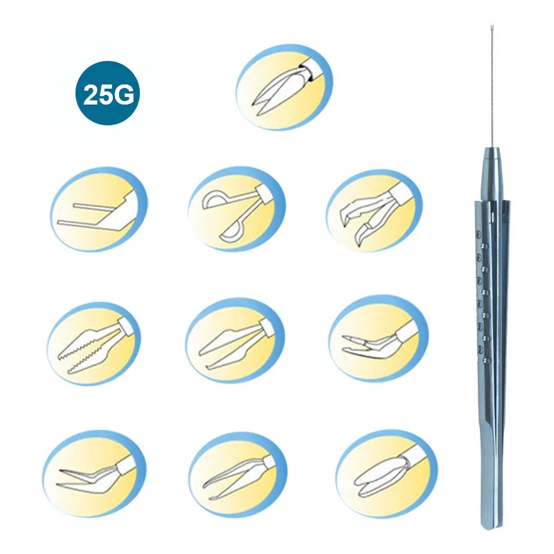 

Автоматические бриллиантовые ножницы с прямым тупым наконечником, офтальмологический инструмент, титановый сплав