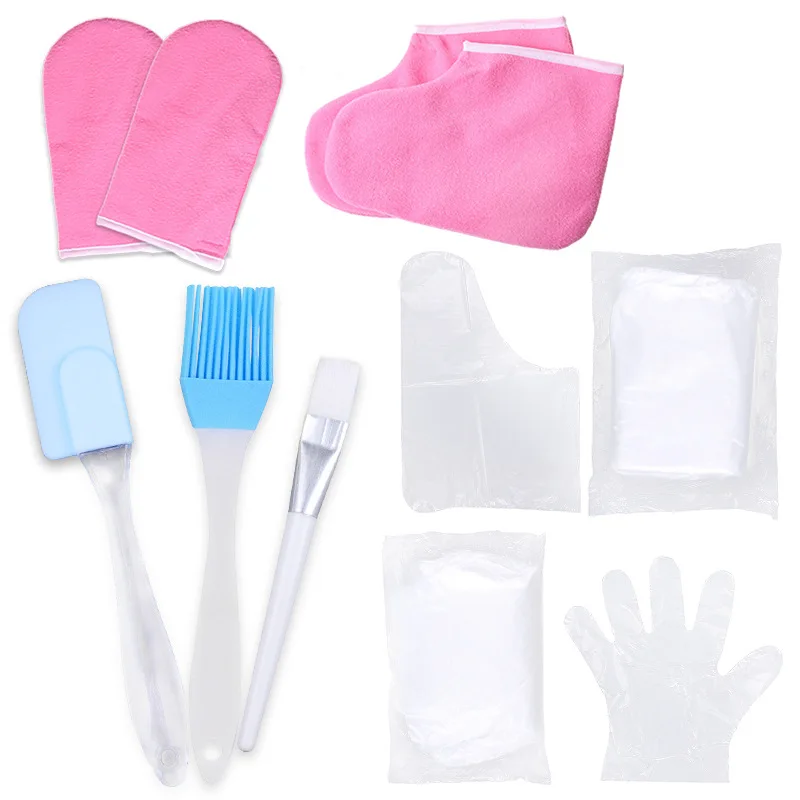 Paraffin Wax Hand and Foot Care Accessories Set Exfoliating SPA Moisturizing Hand Wax Paraffin Wax Gloves Paraffin Heater