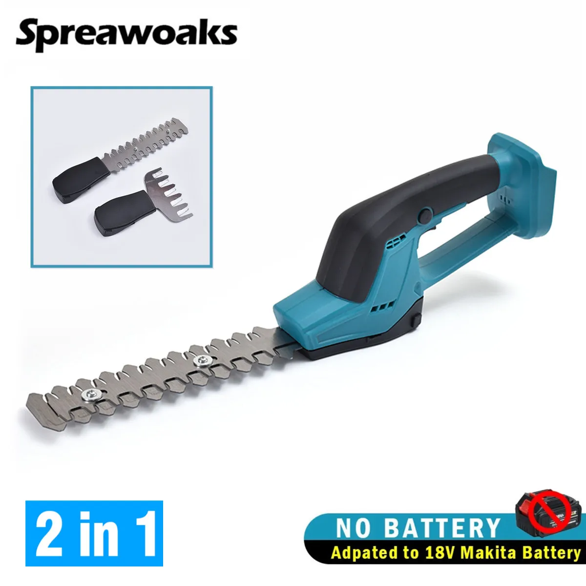 Cordless Pruner Weeding Shear Shrub Grass Saw Lawn Mower Garden Power Tools For Makita 18v Battery