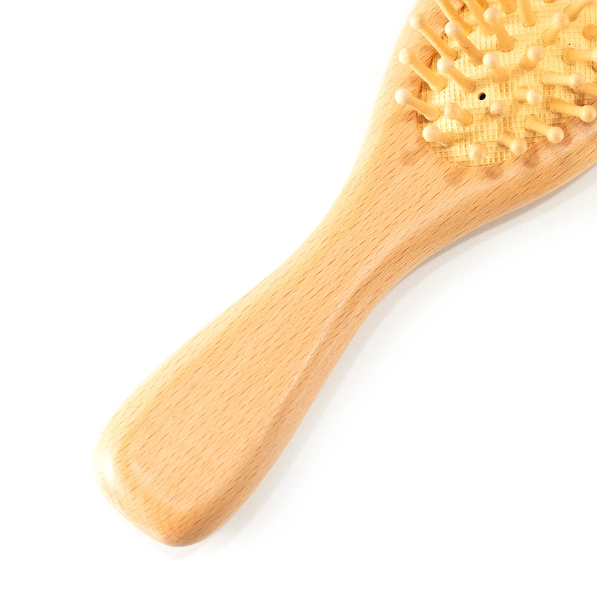Высококачественная Маленькая деревянная надувная подушка расческа для массажа