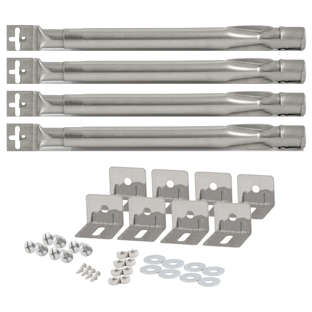 

Parts Burner 35-42cm 4Pcs/Set Accessories BBQ Fittings For Gas Grill Hole 11mm Home Stainless Steel High Quality