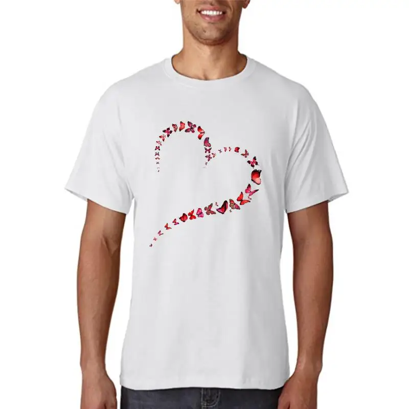 

Women Printing Butterfly 90s Sweet Love Kawaii Valentine's Day Fashion Clothes Print Tee Top Tshirt Female Graphic T-shirt