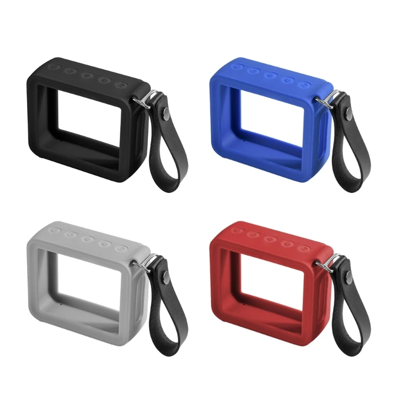 

Impact resistant Silicone Case with Removable PU Strap for Jbl GO 2 Speaker Drop Shipping