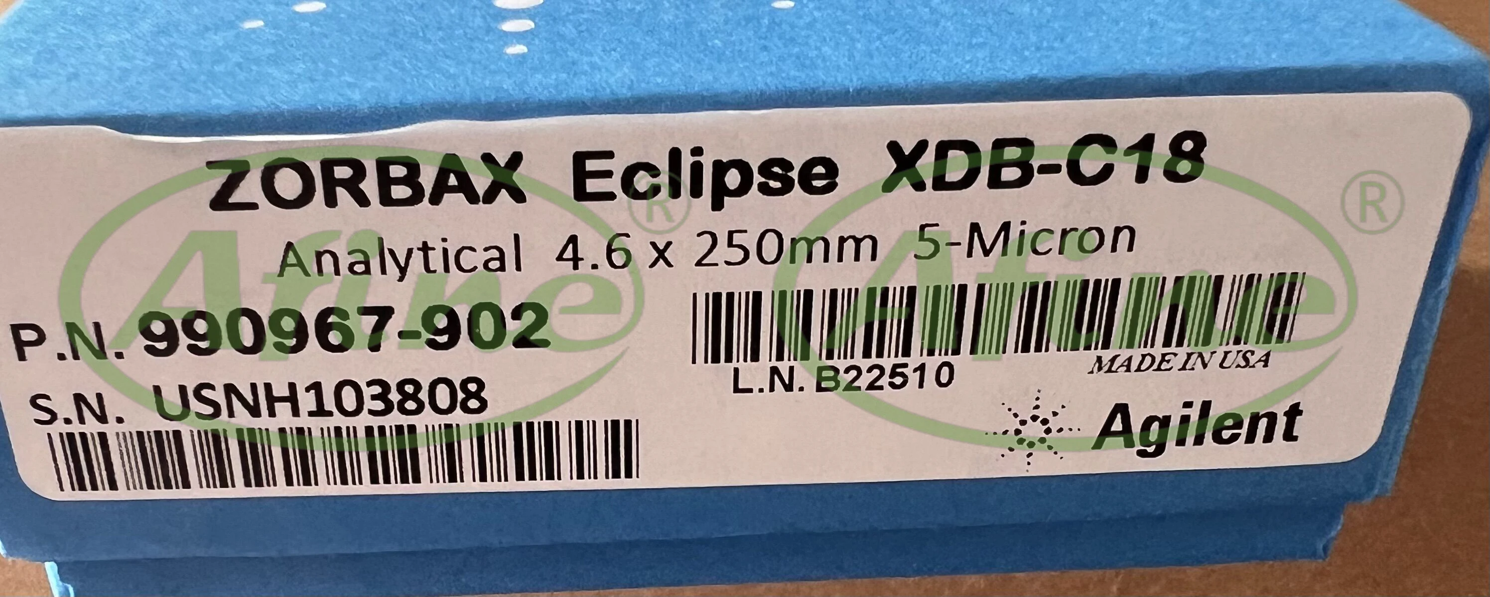AFINE Agilent 990967 -902 ZORBAX Eclipse XDB-C18 4 6 x 250 мм 5 мкм 400 бар