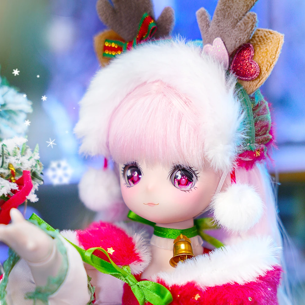 Фото Кукла милая Fawn DBS 1/4 BJD сказочная девушка, семейная картонная игрушка Lala Ruru Egg ACGN SD коллекционная игрушка №4