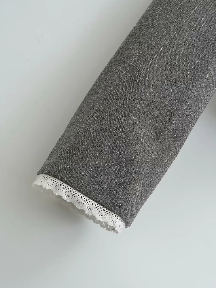 Осень-зима 2024 новый темпераментный двубортный короткий повседневный