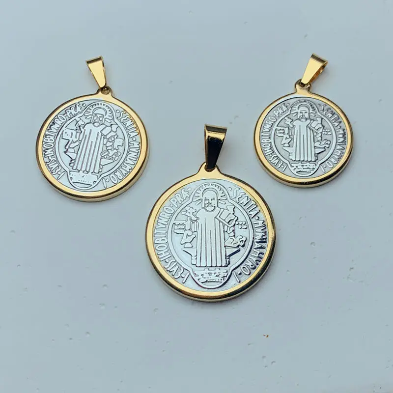 Круглая металлическая медаль из нержавеющей стали в ассортименте