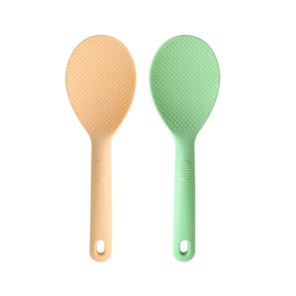 

Rice Spoon Spatula Paddle Spoons Scoop Soup Serving Kitchen Cooker Scooper Silicone Ramen Cooking Japanese Ladle Utensil Non