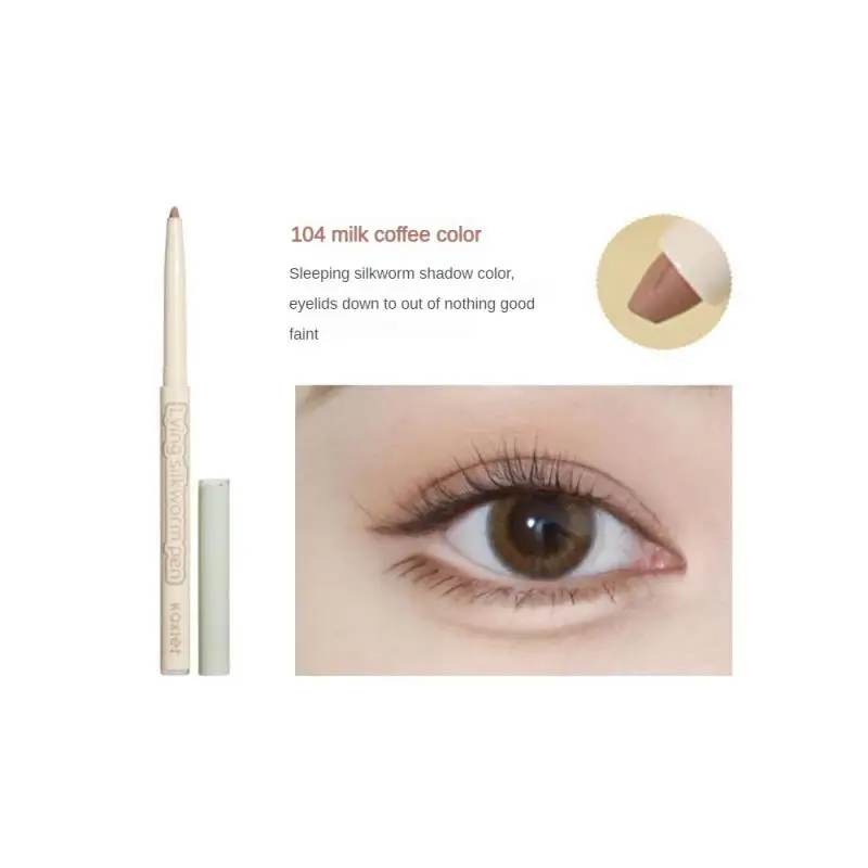 

Diamond Glitter Lying Silkworm Eyeshadow Liner Pencil Eye Makeup Highlighter Waterproof Matte Pink Silkworm Eyeliner Cosmetic