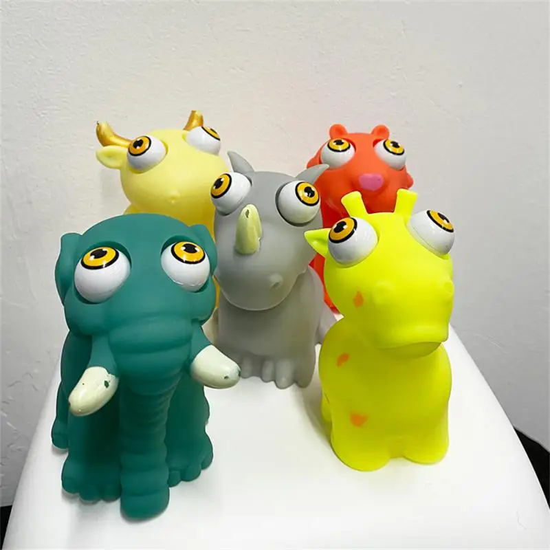 

Cartoon Animal Squeeze Antistress Toy Cute Boom Out Eyes Doll Stress Relief The Toy Figure Funny Kid Birthday Gift Home Decor