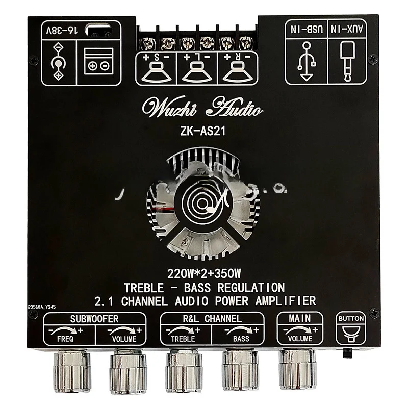 

2.1 Channel Tpa3255 Bluetooth Digital Amplifier Board Module High and Low Tone Subwoofer 220W * 2 350W