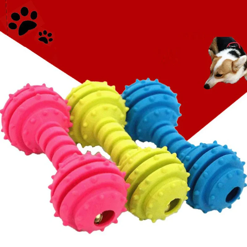 

Dog Chew Toys Pet Molar Teeth Cleaning Puppy Teether Stick Sounding Ball Toy Bite-resistant Pet Interactive Training Supplies