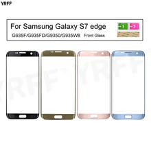 For Samsung Galaxy S7 edge G935F Outer Glass Lens Touch Screen Panel G935FD G935W8 Mobile Phone Repair Replacement Parts