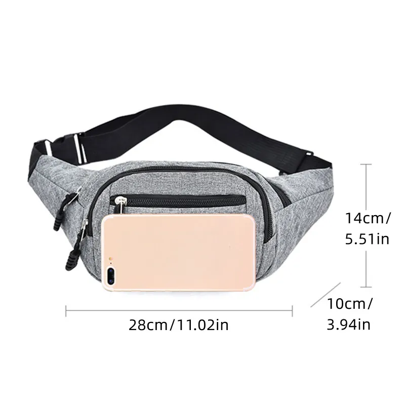 Уличная поясная сумка водонепроницаемая женская на пояс для бега и ходьбы из