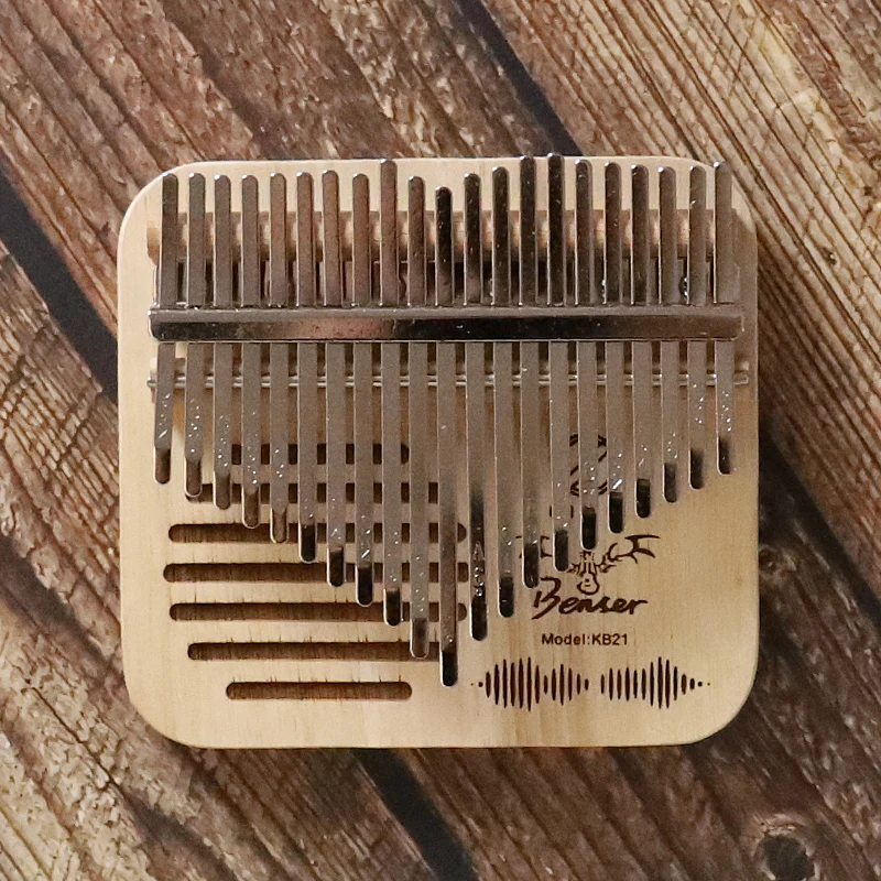 Ретро Pine Wood Kalimba портативное мини-пианино для большого пальца креативное радио