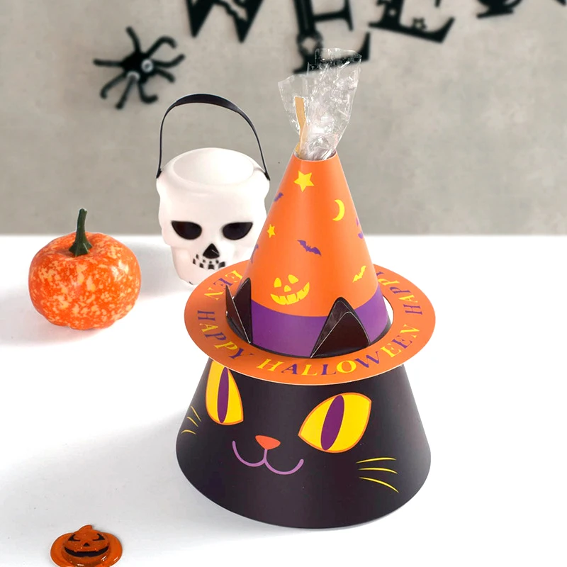Cookie Packaging Gift Bag With Opp Bag Trick Treat For Halloween Party Supplies