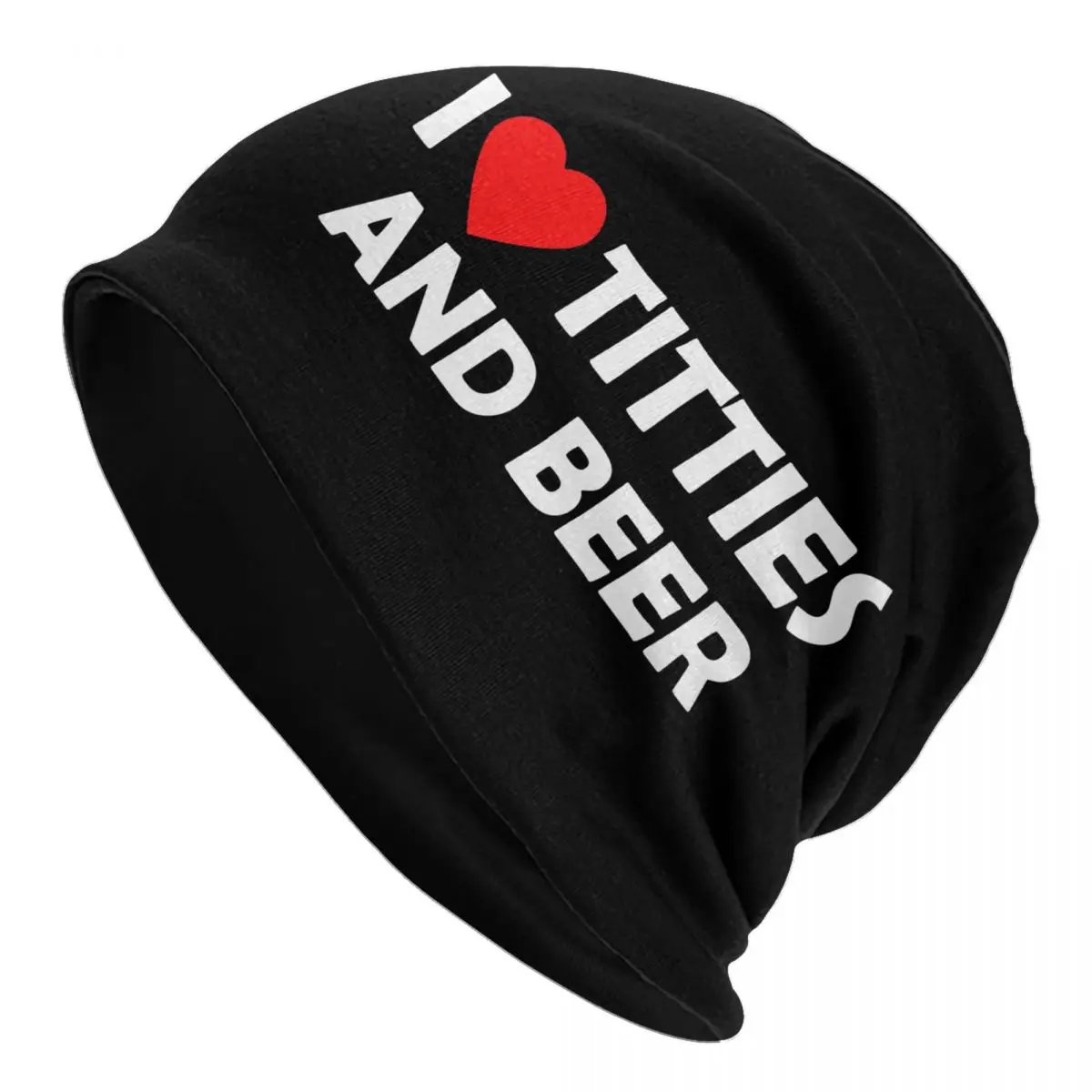 

I Heart Titties и Beer Beanie Cap унисекс зимняя теплая шляпа мужские вязаные шапки крутые лыжные шапочки для улицы облегающие шапки головные уборы для женщин