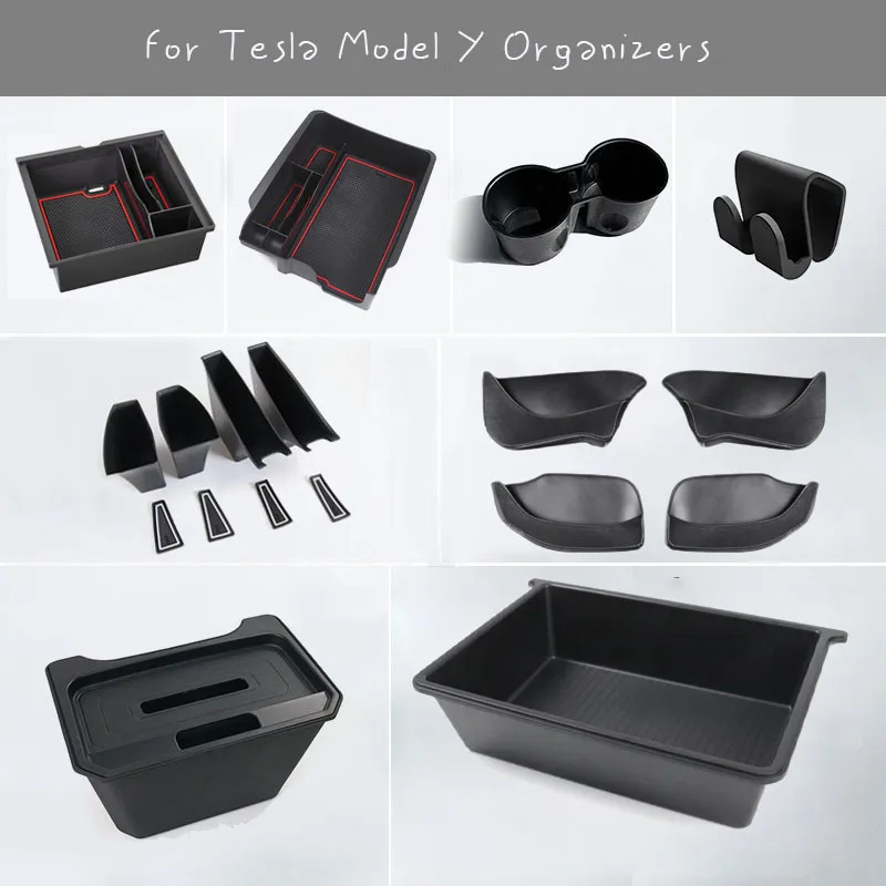 Для хранения и органайзеров Tesla Model Y-центральная консоль + подлокотник/дверная