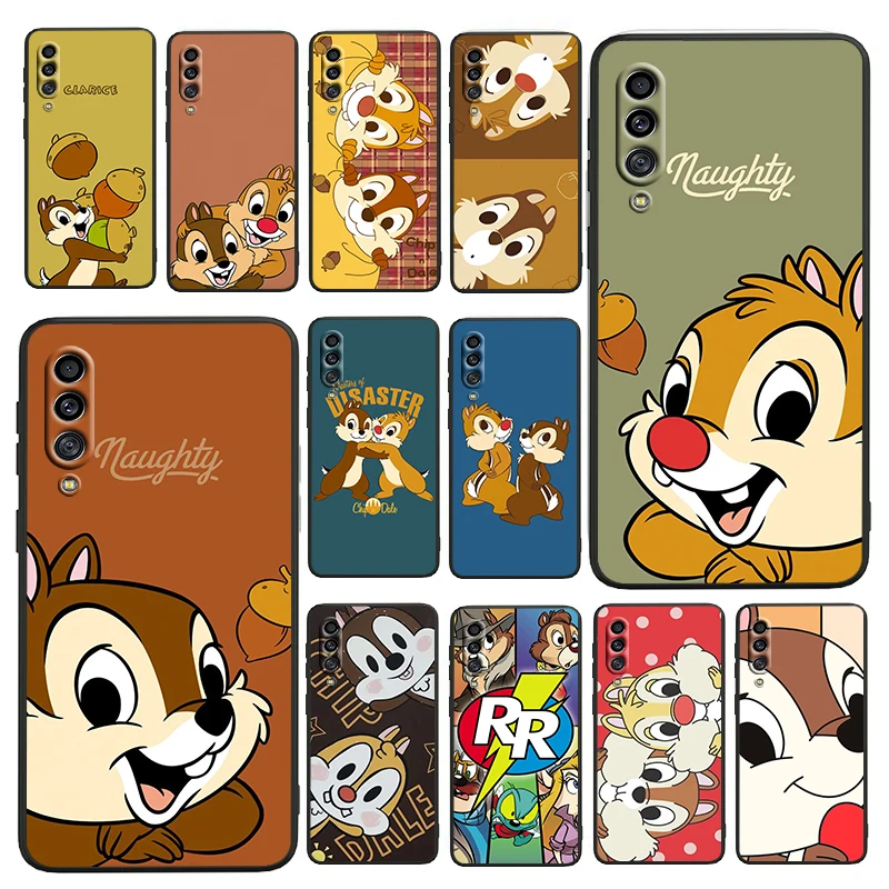 

Cute Chip 'n' Dale Phone Case For Samsung A32 A52 A52S A72 A02 A22 A03 A02S A03S A13 A53 A73 A23 A13 4G 5G Lite Core Black Back