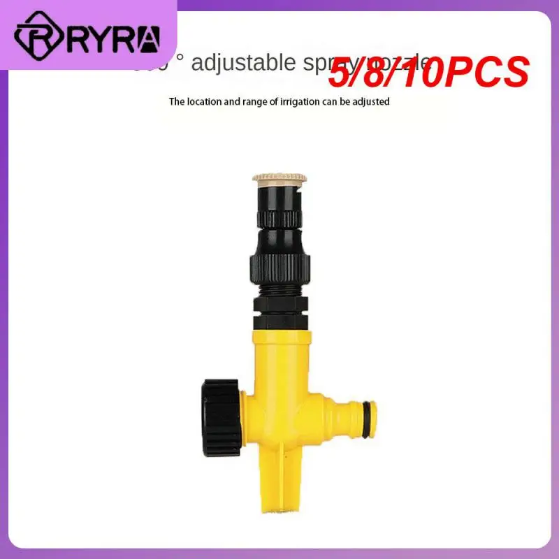 

5/8/10PCS Large-scale Adjustable Spraying Nozzle Device Wider Application Range Blow Head Tighter Connection Practical
