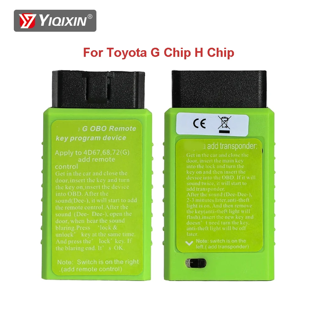 

Программируемый автомобильный чип YIQIXIN для Toyota G H, порт OBD, автомобильное умное управление, автомобильные аксессуары, устройство, автомобильный ключ, программатор, инструмент