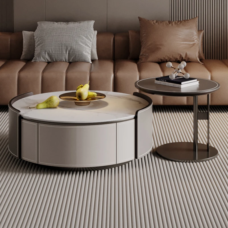 Средний стол роскошная гостиная зал кофе небольшой деревянный обеденный диван