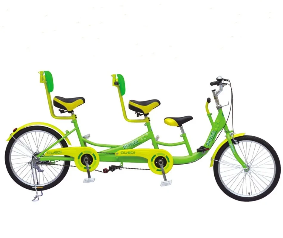 велосипед нового типа трехместный семейный складной тандемный хорошего