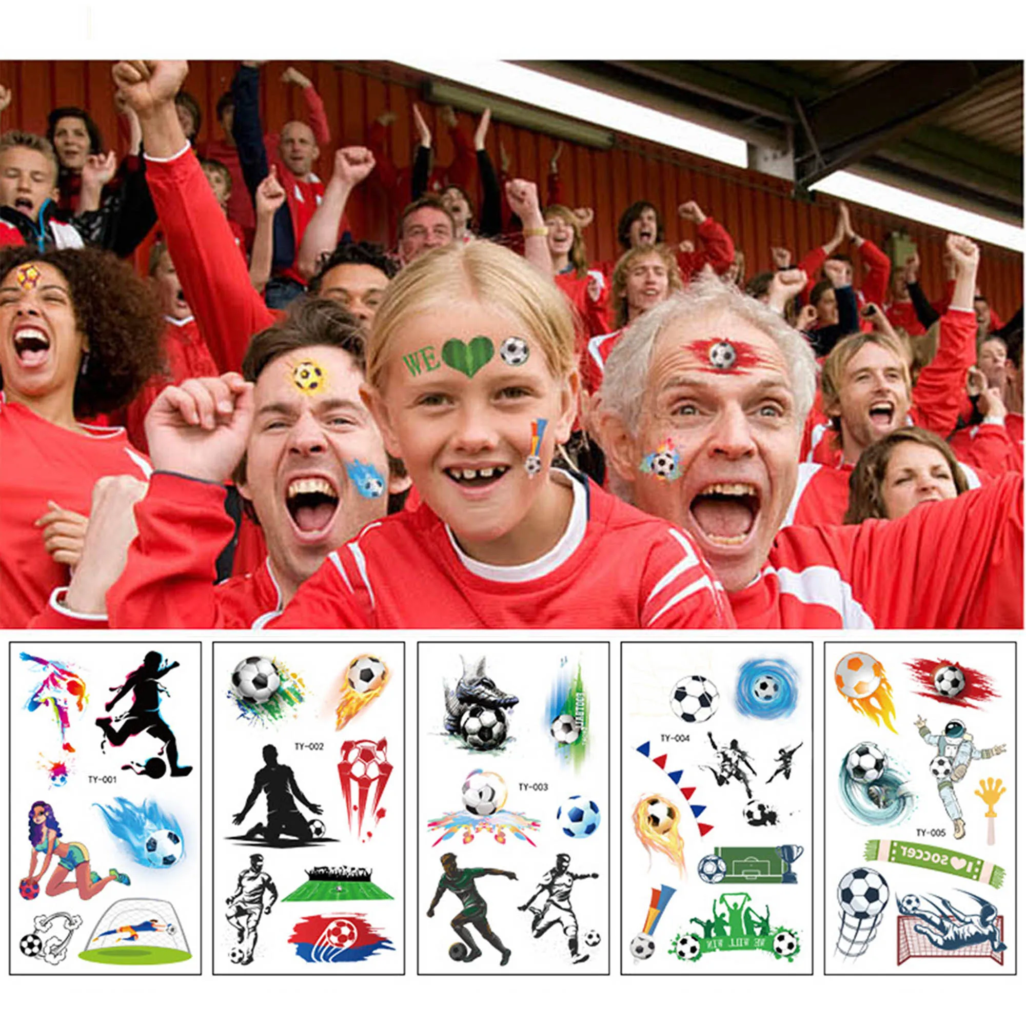 10 Листов Набор Временных Татуировок Водонепроницаемые Поддельные Татуировки