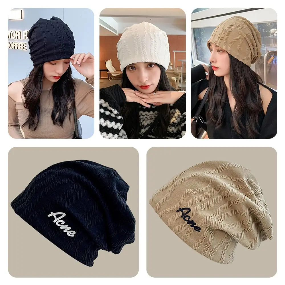 

High Quality Ladies Casual Cap Solid Cute Woman/Men Warmer Bonnet Female Beanie Caps Cotton Beanies Winter Autumn Hats